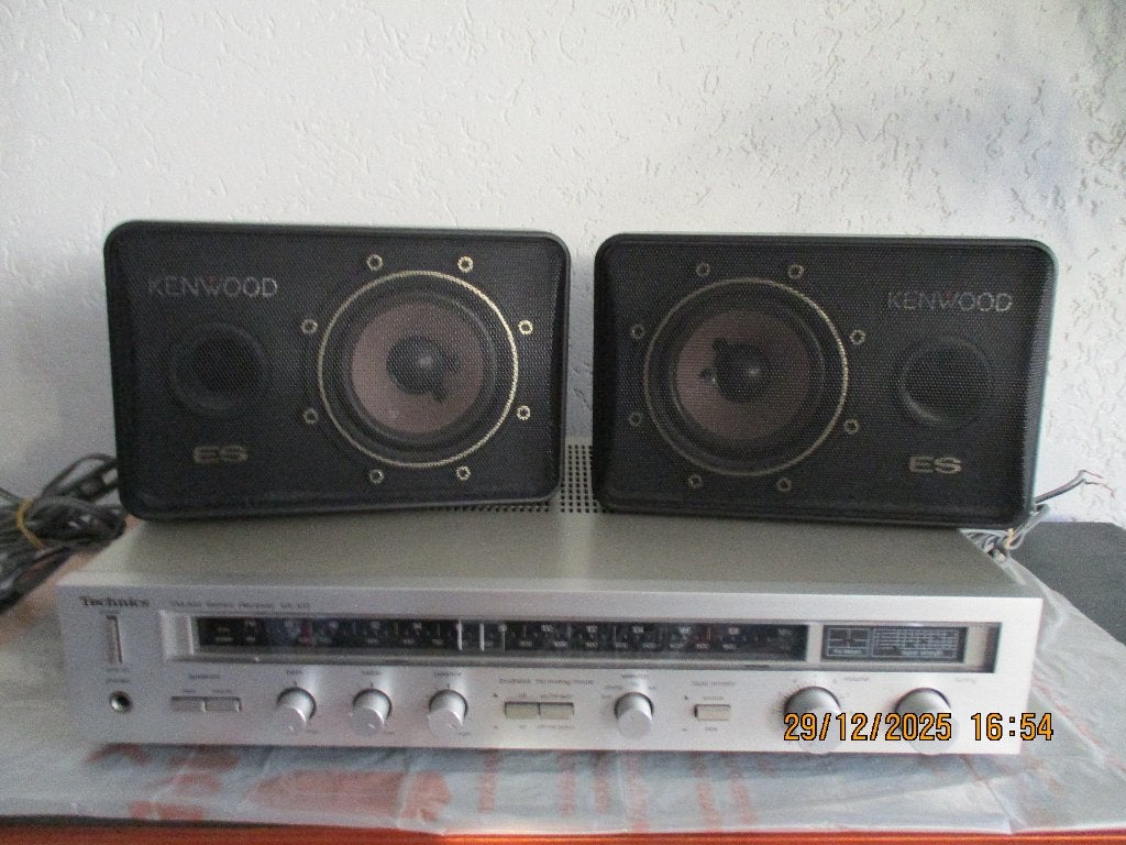 Technics SA-103 receiver Kenwood platenspeler boxen € 100, Ophalen of Verzenden, Gebruikt, 120 watt of meer, Overige merken