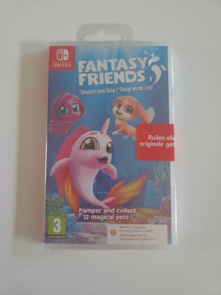 Nintendo Switch - Fantasy Friends Under the Sea, 1 speler, Nieuw, Ophalen of Verzenden, Vanaf 3 jaar