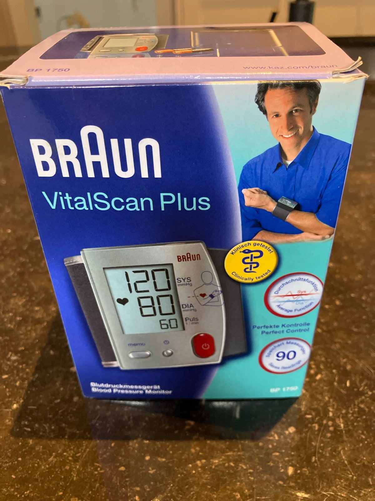 Braun VitalScan Plus BP 1750 Bloeddrukmeter, Ophalen of Verzenden, Nieuw, Overige typen