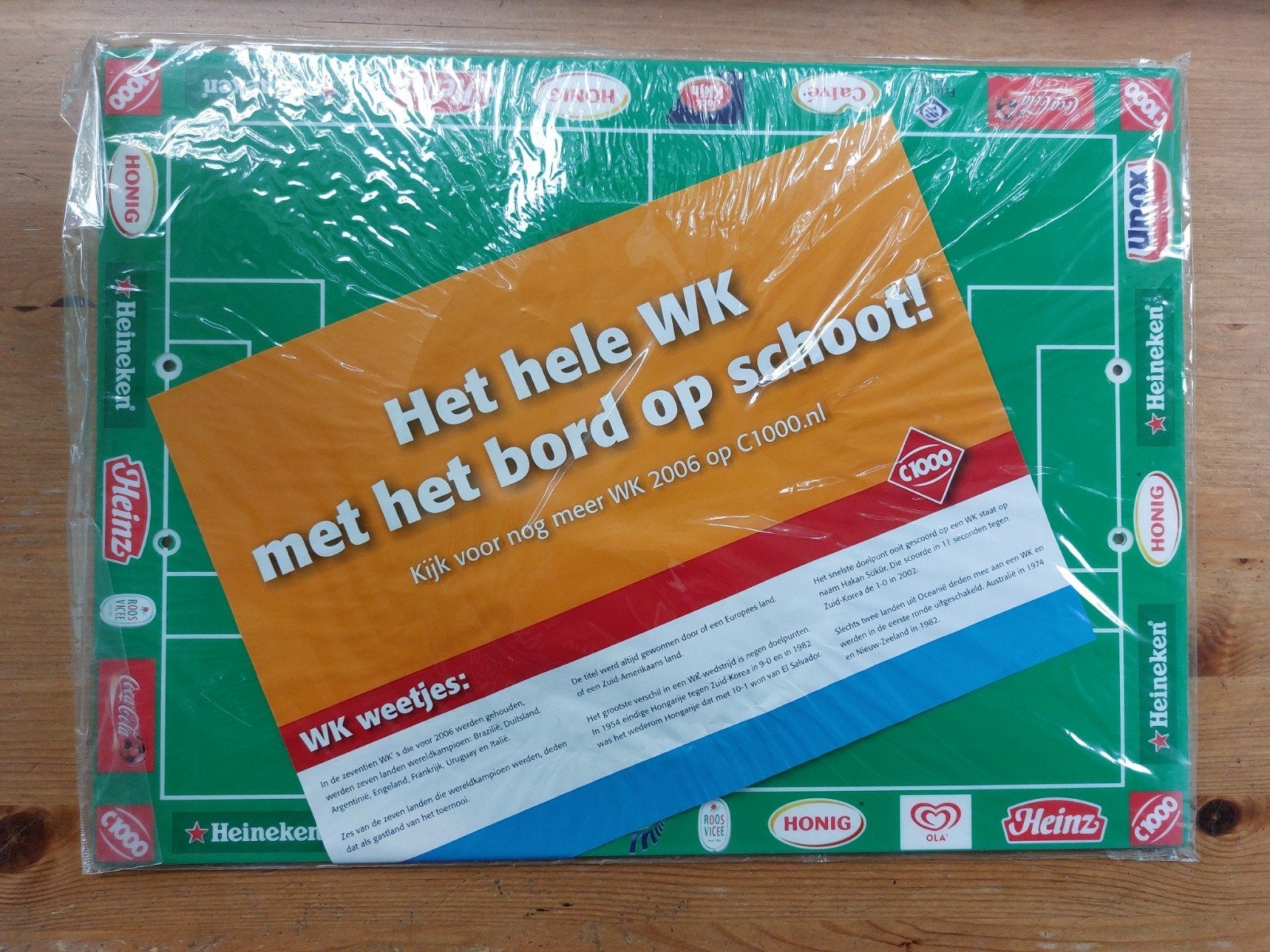 WK voetbal bord op schoot dienblad c1000, Ophalen of Verzenden