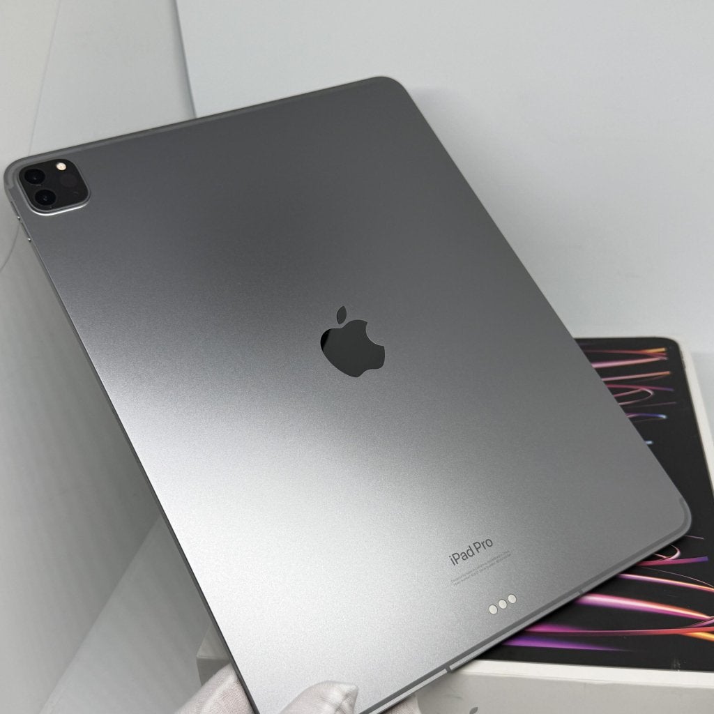 iPad Pro 12,9 M2 128GB 5G grijs /krasvrij /100% batt /garant, Apple, Zo goed als nieuw, Support@apple.com, Apple Park Way, Cupertino, California