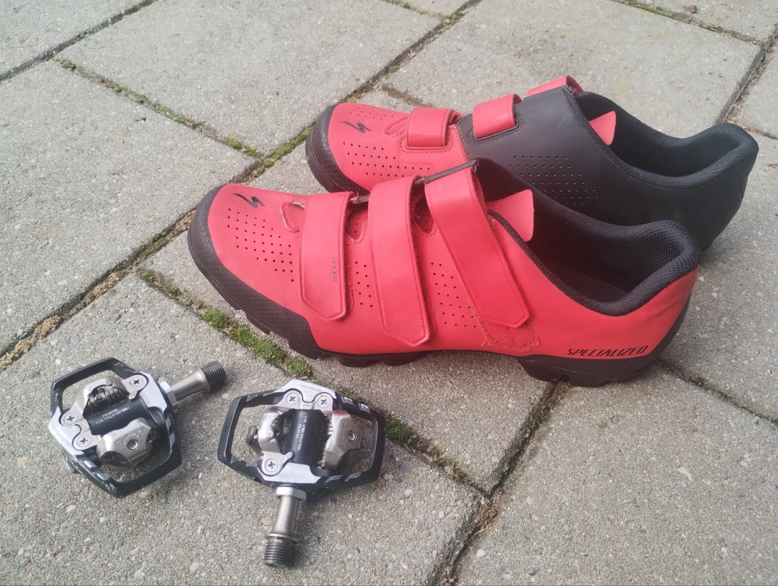 Specialized fietsschoenen met klikpedalen - Maat 46, Fietsen en Brommers, Specialized, Gebruikt, Schoenen, Overige maten