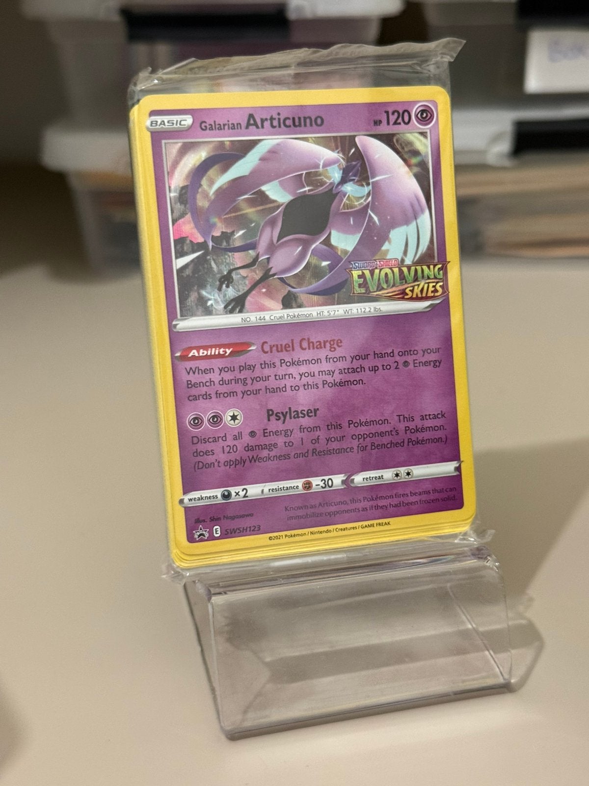 Evolving Skies Stamp Promo Galarian Articuno Sealed Deck, Verzenden, Zo goed als nieuw