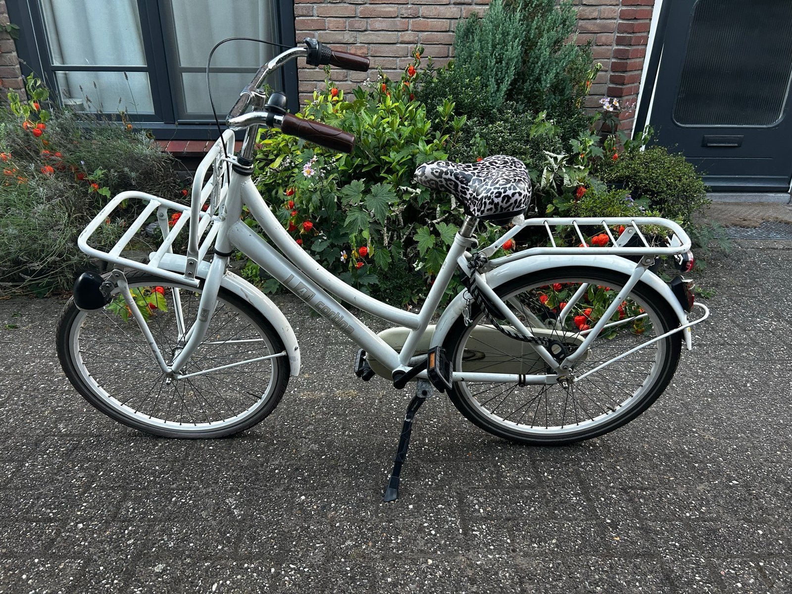 Witte cortina L4 transportfiets 24inch met versnellingen, Fietsen en Brommers, Ophalen, Velgrem, Versnellingen, Gebruikt