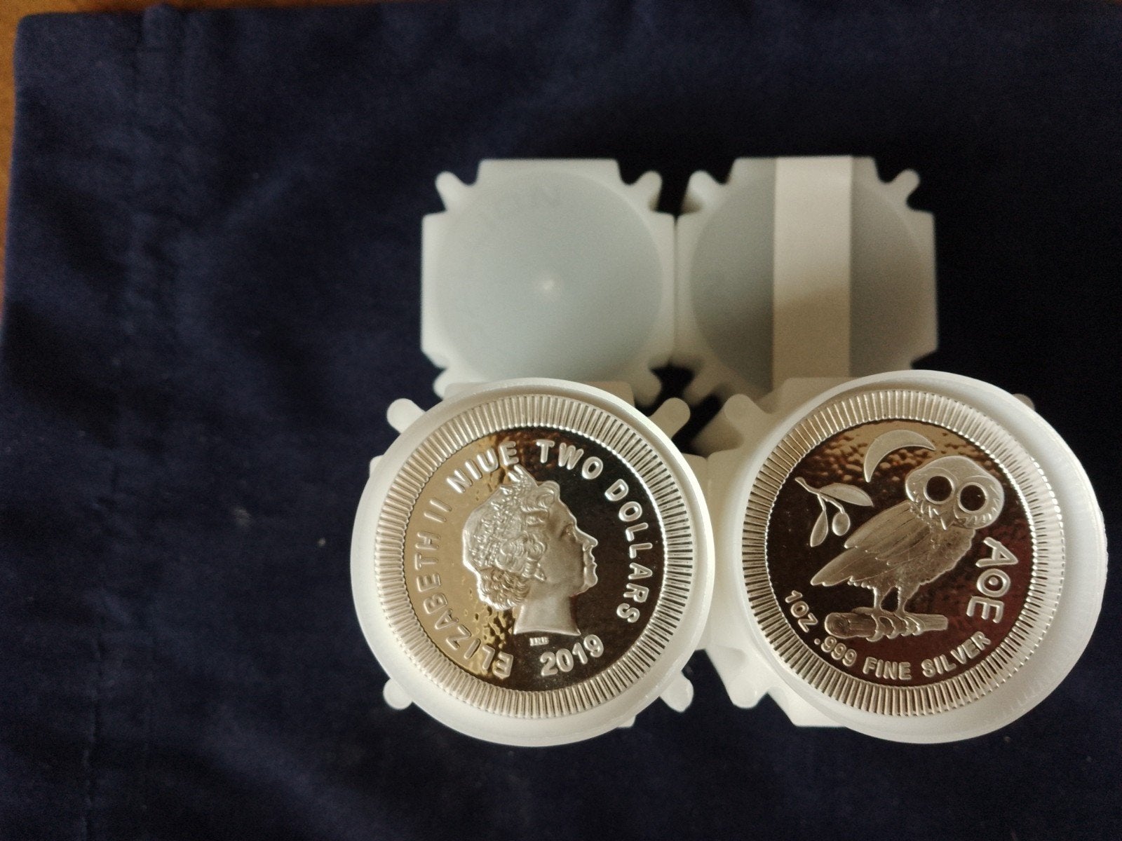 40 oz zilver uil 2019, Ophalen of Verzenden, Zilver