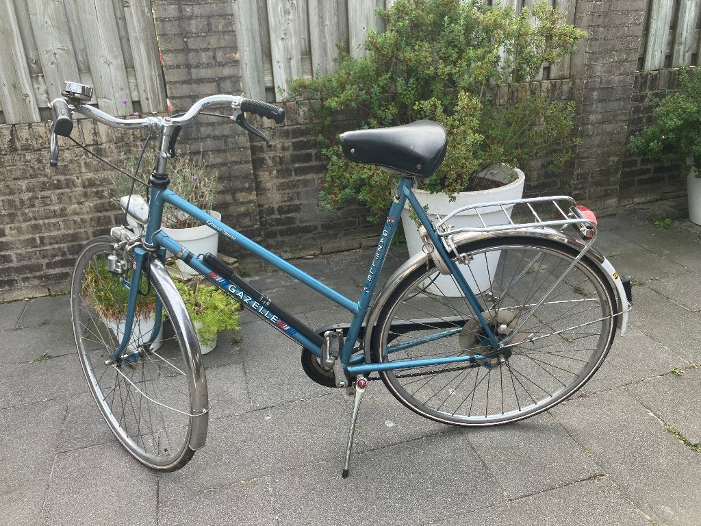 Vintage Gazelle damesfiets, Ophalen, Gebruikt, Versnellingen, 56 cm of meer
