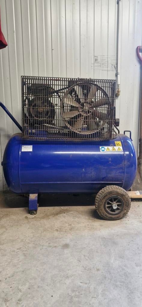 FIAC compressor 220V 10 bar 100 liter, Doe-het-zelf en Verbouw, Compressors, 25 tot 100 liter, Ophalen of Verzenden, Gebruikt
