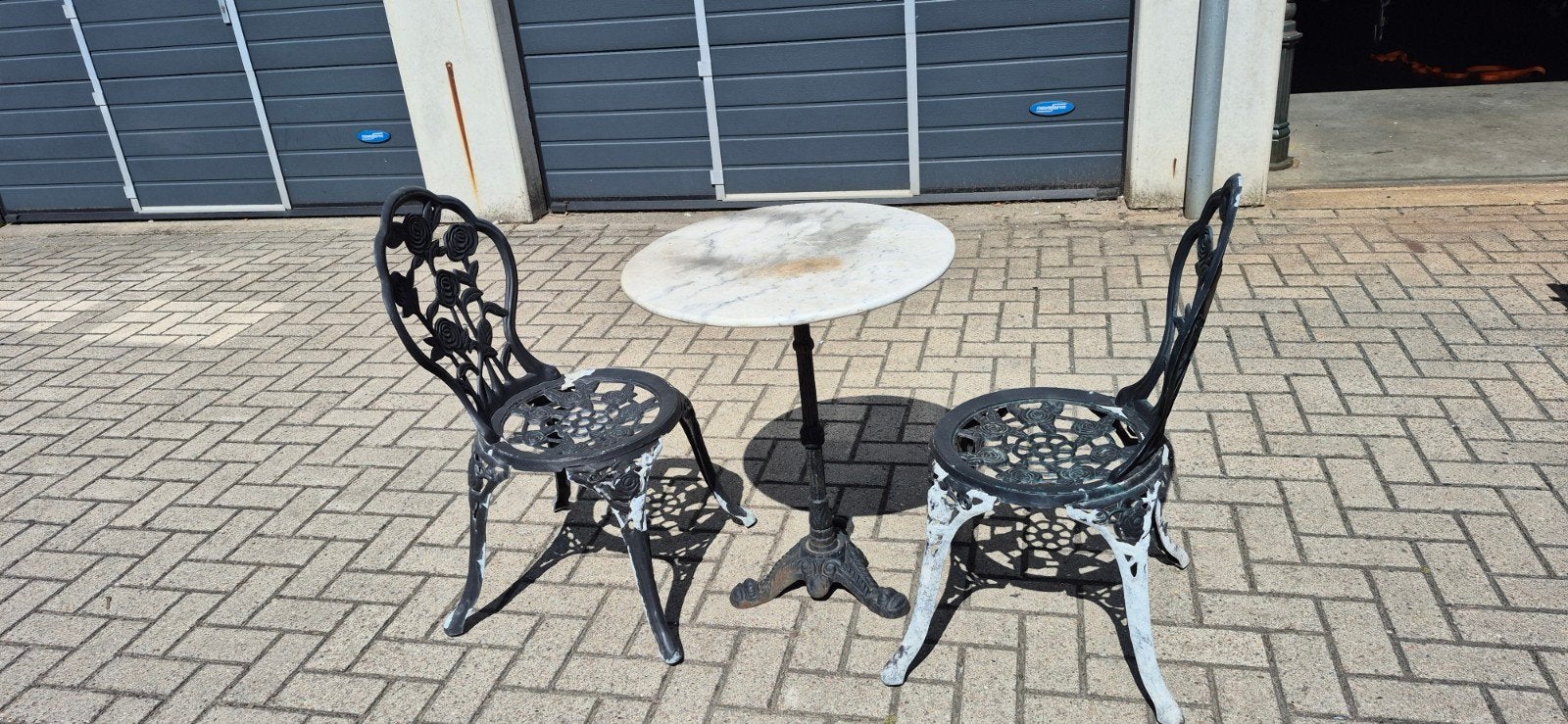 Bistroset, Tuin en Terras, Tuinhekken en Hekwerk, Ophalen, Gebruikt, IJzer, Tuinhek