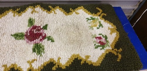 tafelkleed geborduurd vintage, Huis en Inrichting, Ophalen of Verzenden, 'T Olde Gre-j, Info@toldegrej.nl, Endepoelstraat 20f Didam