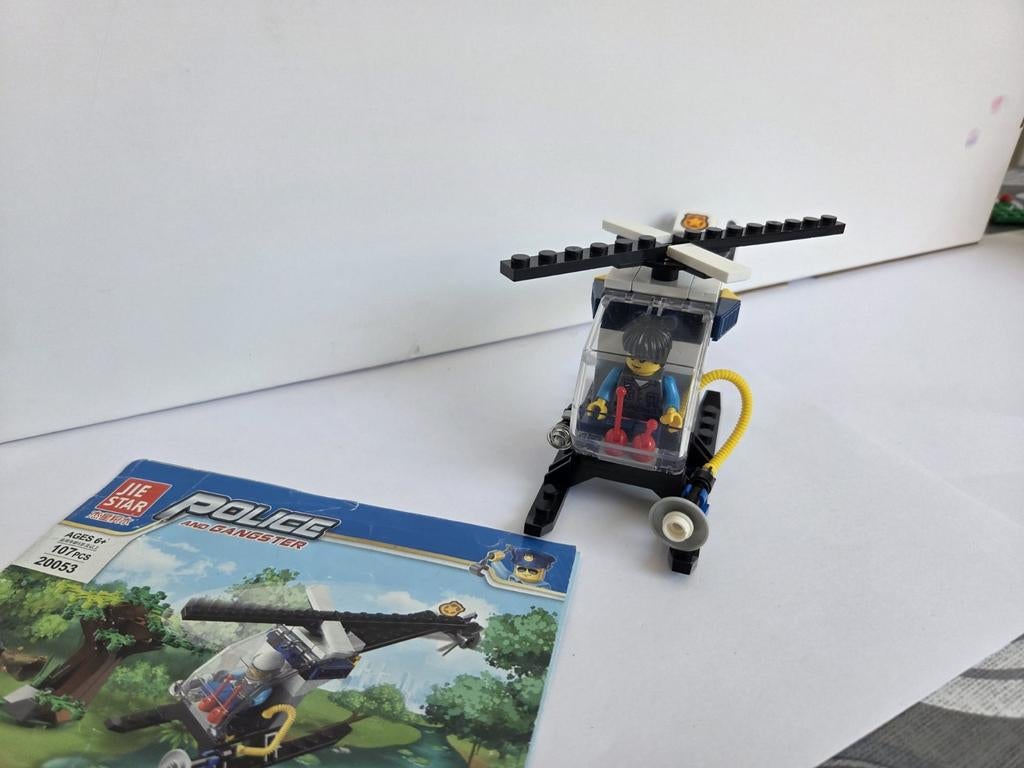 LEGO Creator 31014 Graafmachine & JIE STAR Politie Helikopte, Ophalen of Verzenden, Gebruikt, Overige merken