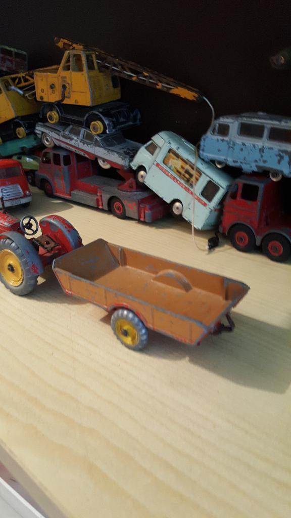 Dinky toys - Farmtrailer 27B, Ophalen of Verzenden, Gebruikt, Auto, Dinky Toys