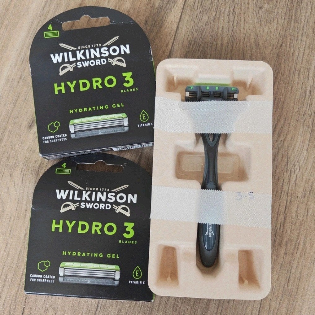 Wilkinson Sword Hydro 3 scheermesjes en houder, Sieraden, Tassen en Uiterlijk, Uiterlijk | Lichaamsverzorging, Nieuw, Overige typen