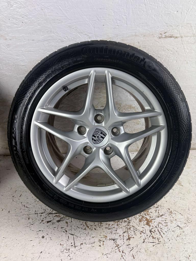 Originele Porsche Boxster Cayman 987 velgen 17" 5x130 zomer, Niet ingevuld, Gebruikt, Banden en Velgen, Niet ingevuld