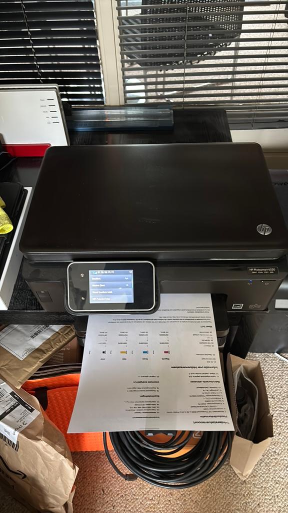 HP Photosmart 6520 All-in-One Printer - Zo goed als nieuw, Computers en Software, Printers, Zo goed als nieuw, All-in-one, Inkjetprinter