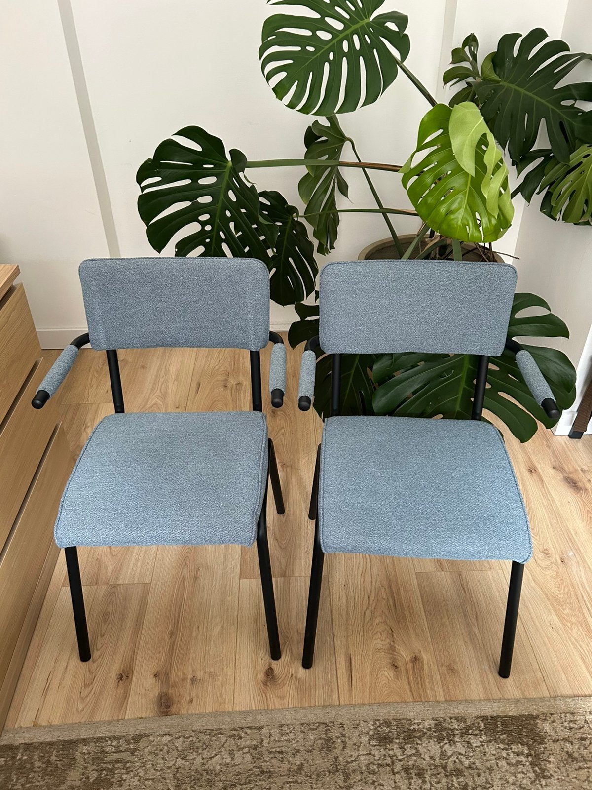 2 blauwe stoelen van Karwei, Ophalen, Blauw, Twee