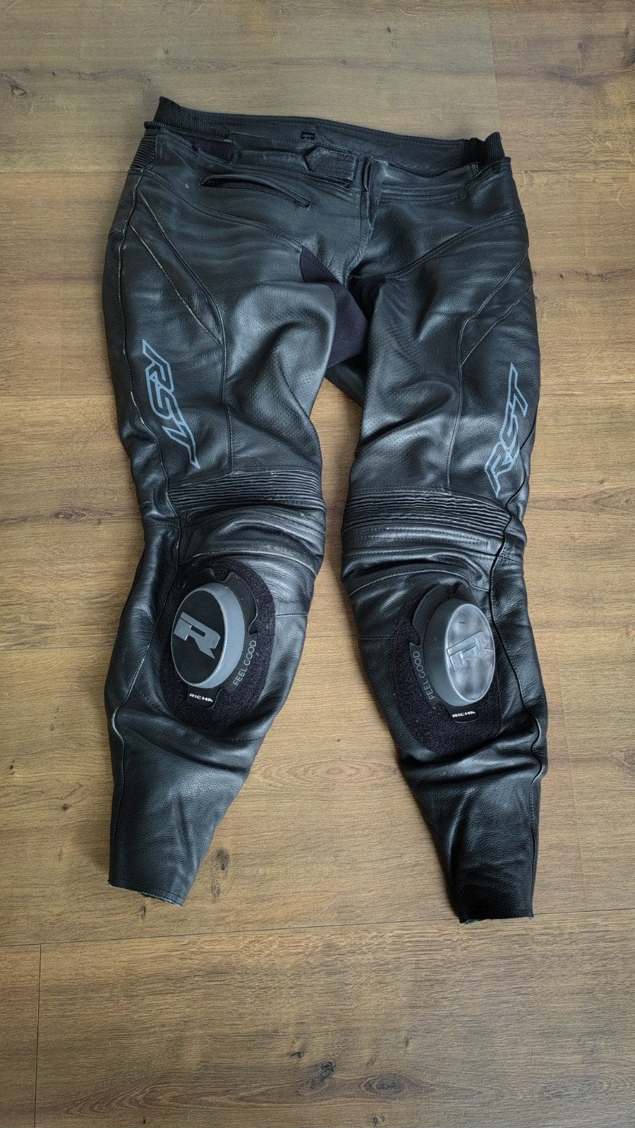 RST Motorbroek Leer Maat 60 met kniesliders, Motoren, RST, Broek | leer, Heren, Ophalen of Verzenden