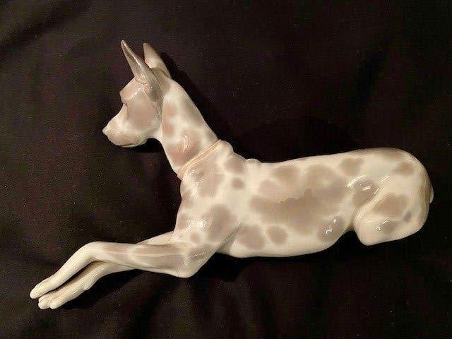 Lladro Great Dane - Duitse Dog, Verzamelen, Beelden en Beeldjes, Ophalen of Verzenden, Zo goed als nieuw, Dier