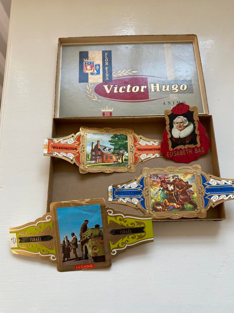 Sigaren doos en bandjes, Hobby en Vrije tijd, Ophalen of Verzenden, Zegels, Bonnen of Punten