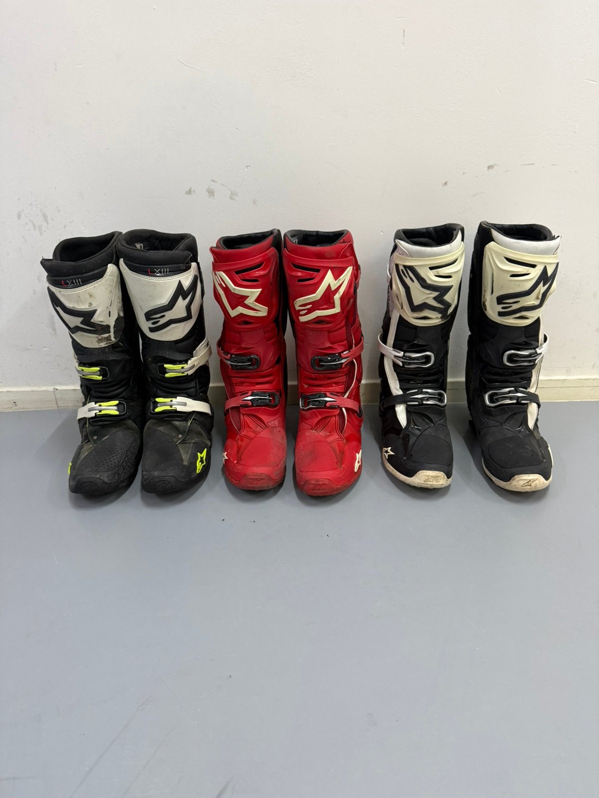 Alpinestar tech 10 gebruikt maat 12 (47), Motoren, Ophalen of Verzenden, Tweedehands, Laarzen