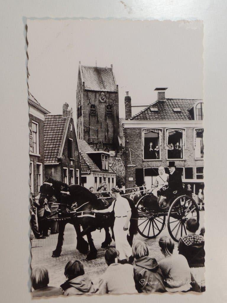 Friese Paarden ringrijden Grouw, Ophalen of Verzenden, Ongelopen, Friesland
