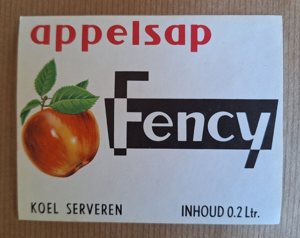 100 Stuks Fency Appelsap etiketten, Ophalen of Verzenden
