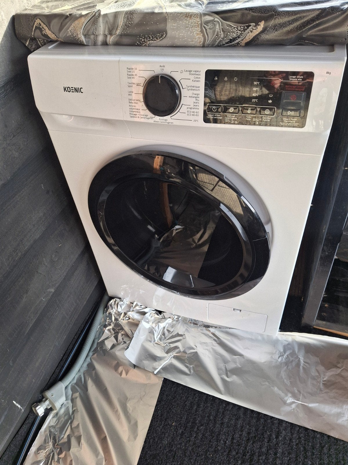 Zo goed als nieuwe Koenic wasmachine, Ophalen