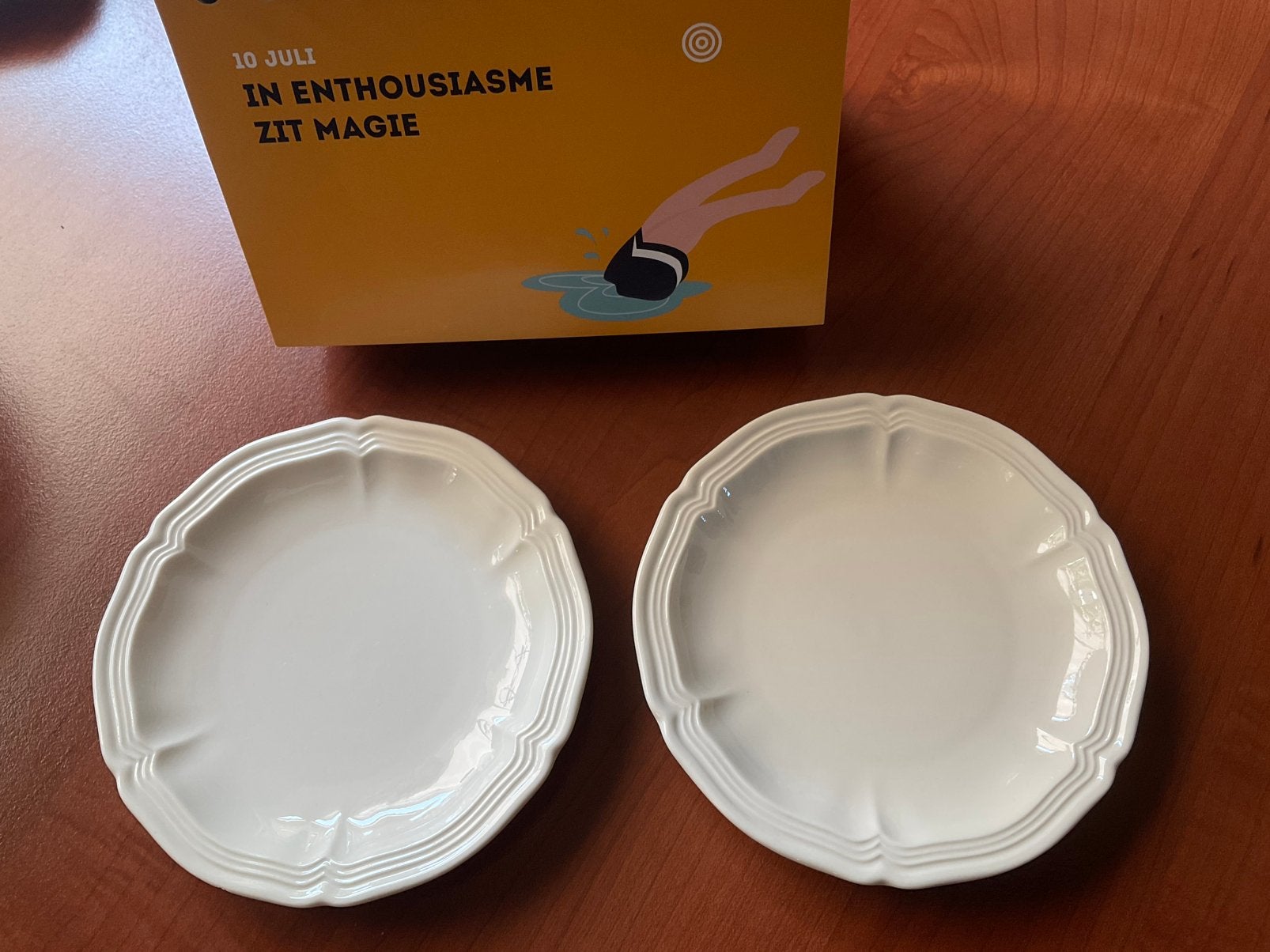 Villeroy&BOCH Manoir/ 2 cakebordjes ( petit fourbordjes ), Gebruikt, Ophalen of Verzenden, Bord(en), Overige stijlen