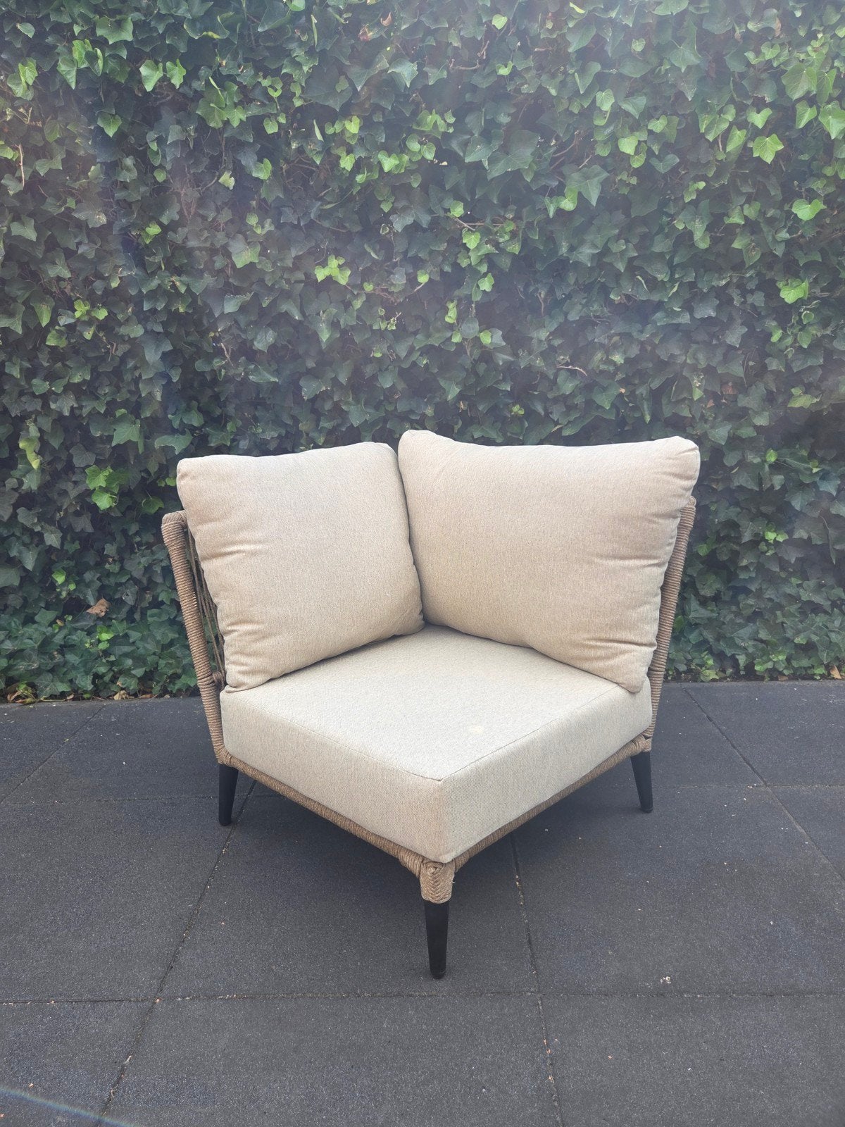 nieuw bankje hoekbank rope beige tuinbankje, Ophalen, Nieuw, Bank, Loungeset