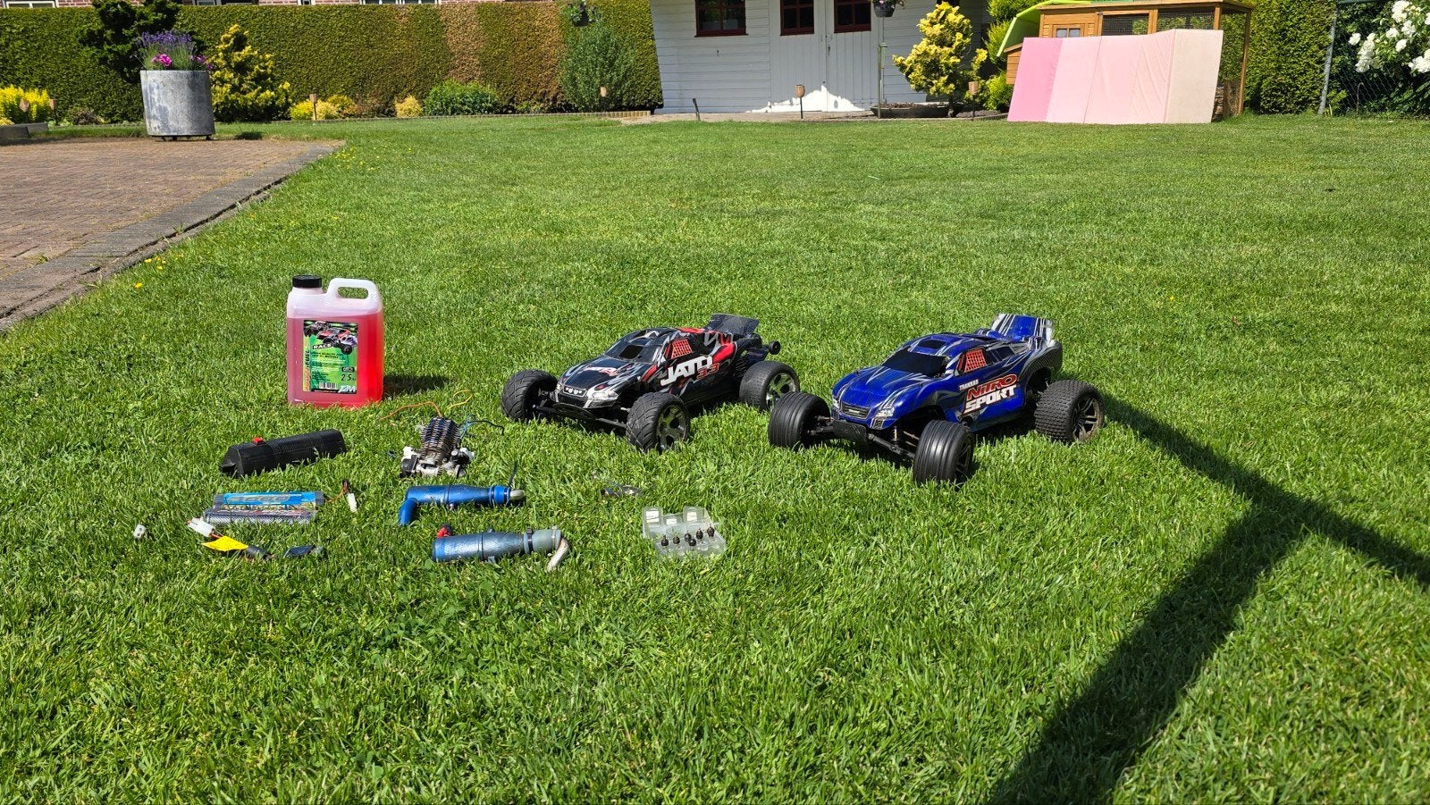 Mega dikke Traxxas Nitro Rc hobby pakket!, Hobby en Vrije tijd, Modelbouw | Radiografisch | Auto's, Ophalen of Verzenden, Gebruikt
