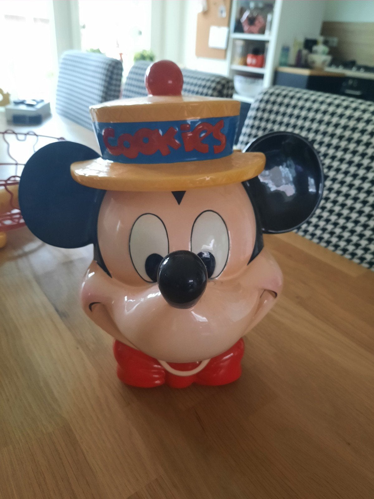 Disney Mickey Mouse Cookie Jar, Ophalen, Mickey Mouse, Zo goed als nieuw, Servies