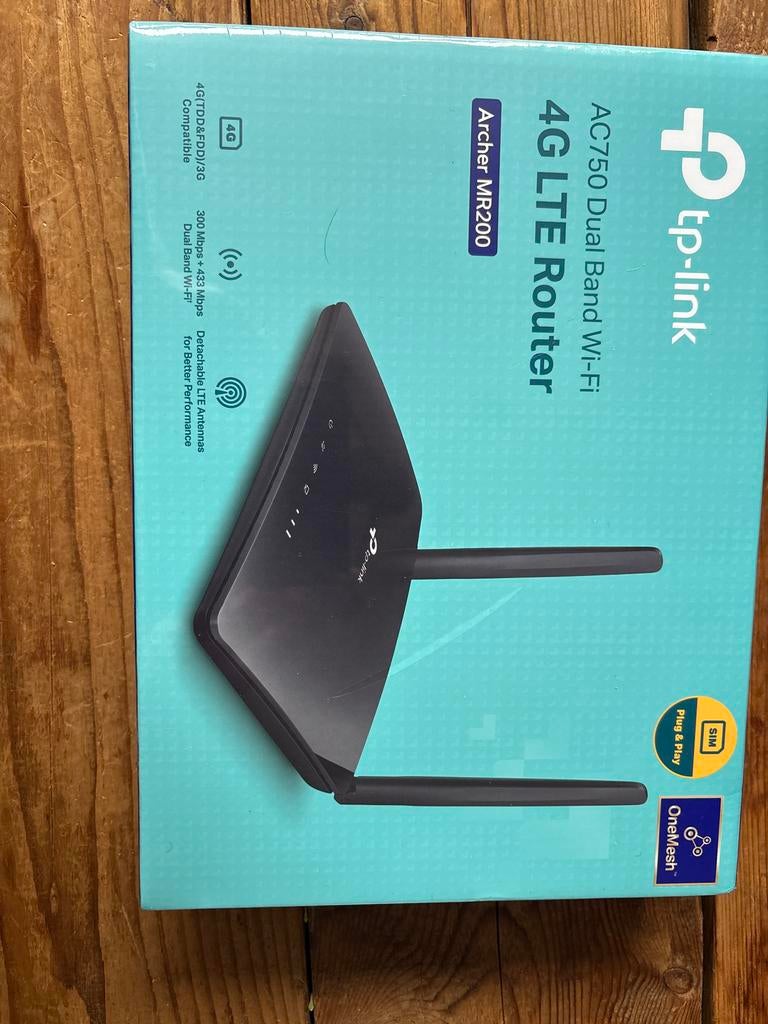 TP-Link Archer MR200 AC750 4G LTE Router, Ophalen of Verzenden, Nieuw, Router