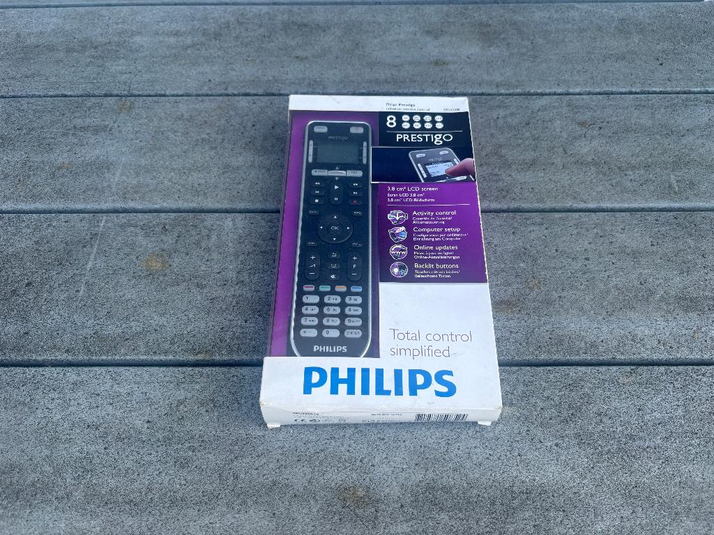 Philips Prestigo Afstandsbediening, Ophalen of Verzenden, Zo goed als nieuw, Universeel, Met display