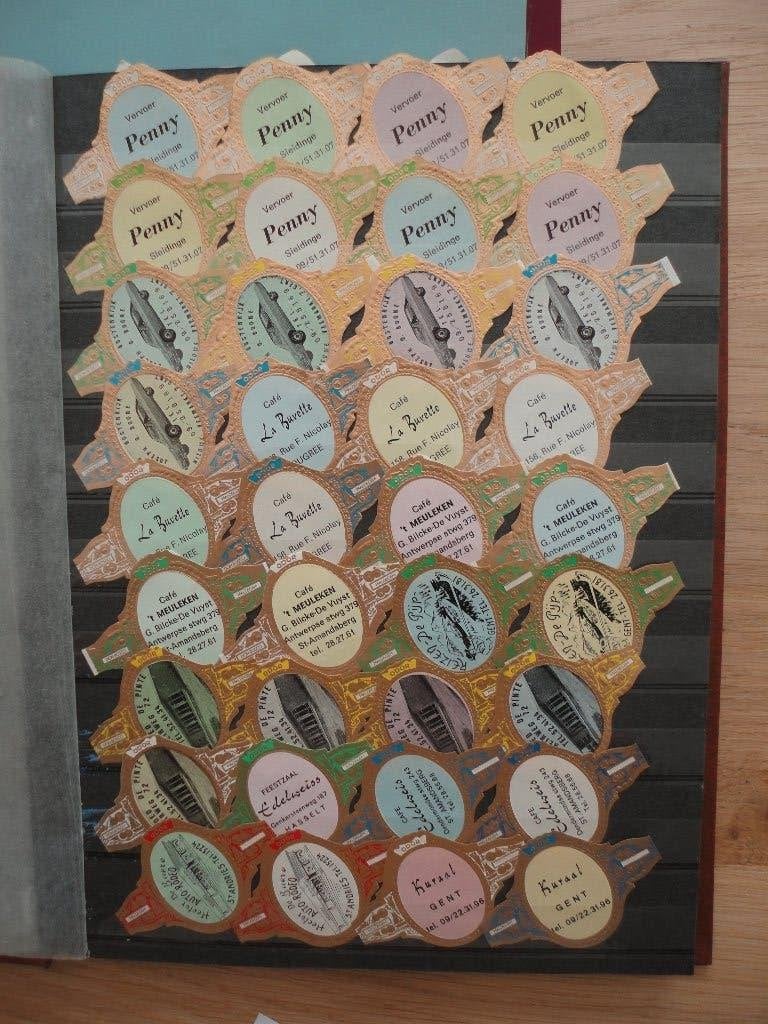 sigarenbandjes 43= 36st reclame, Ophalen of Verzenden, Gebruikt, Sigarenbandjes