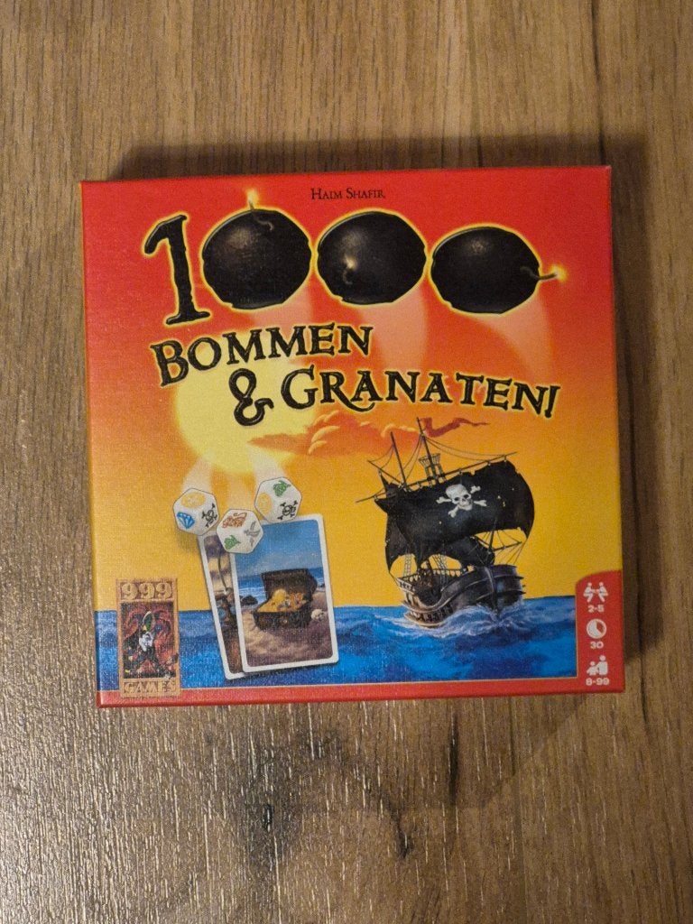 1000 Bommen & Granaten spel, 999games, Een of twee spelers, Ophalen, Nieuw, Haim Shafir
