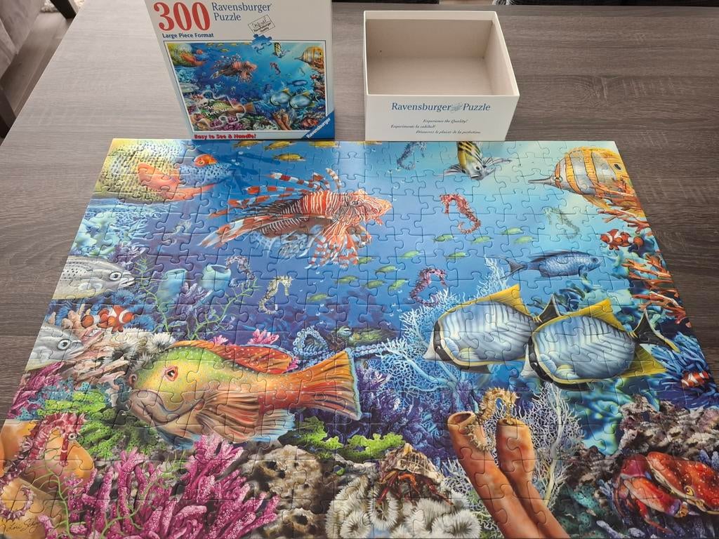 Ravensburger Legpuzzel 300 Stukjes - Onderwaterwereld, Hobby en Vrije tijd, Ophalen, Minder dan 500 stukjes, Zo goed als nieuw