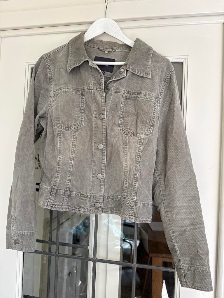 Grijs Rib Jasje Mexx Maat 42 - Zomer of Over Blouse, Ophalen of Verzenden, Gedragen, Maat 42/44 (L), Grijs