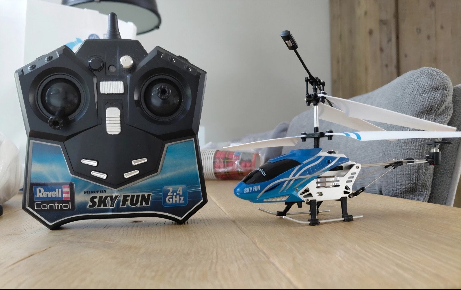 Bestuurbare helikopter, Ophalen