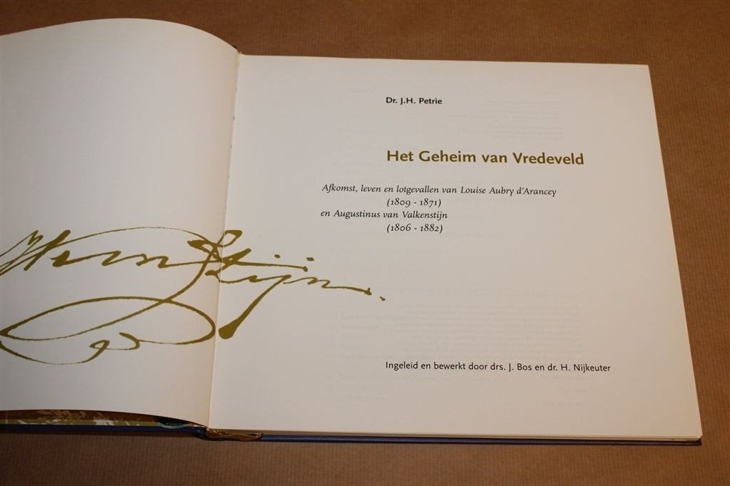 Het Geheim van Vredeveld — Aubry & Van Valkenstijn 1806-1871, Boeken, Geschiedenis | Stad en Regio, Ophalen of Verzenden, Gelezen