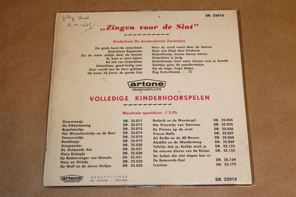 Zingen Voor De Sint — Vintage EP Jaren \'60, Diversen, Gebruikt, -, -, Ophalen of Verzenden