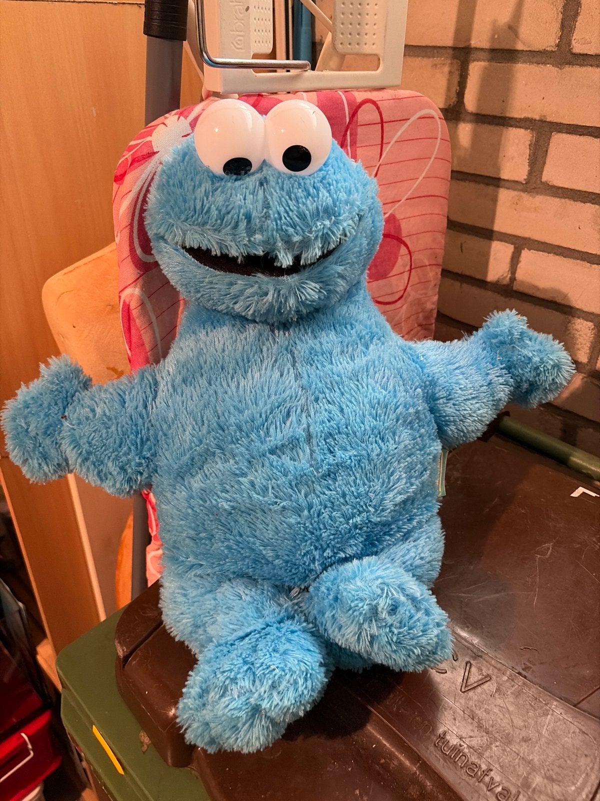 Koekiemonster knuffel - Sesamstraat, Gebruikt, Overige merken, Overige karakters, Overige typen