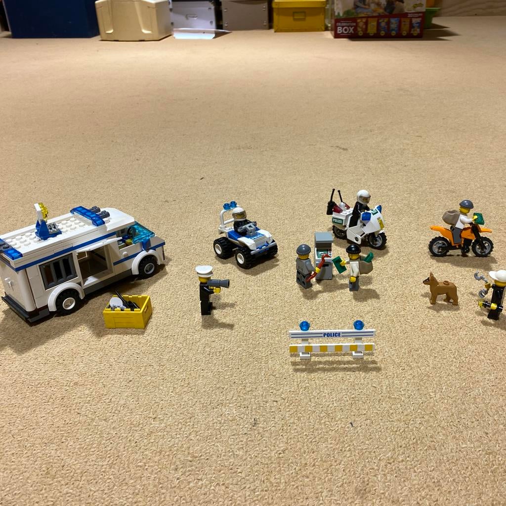 LEGO Politie sets (7286, 7235, 7279) compleet + boekjes, Kinderen en Baby's, Speelgoed | Duplo en Lego, Lego, Ophalen of Verzenden