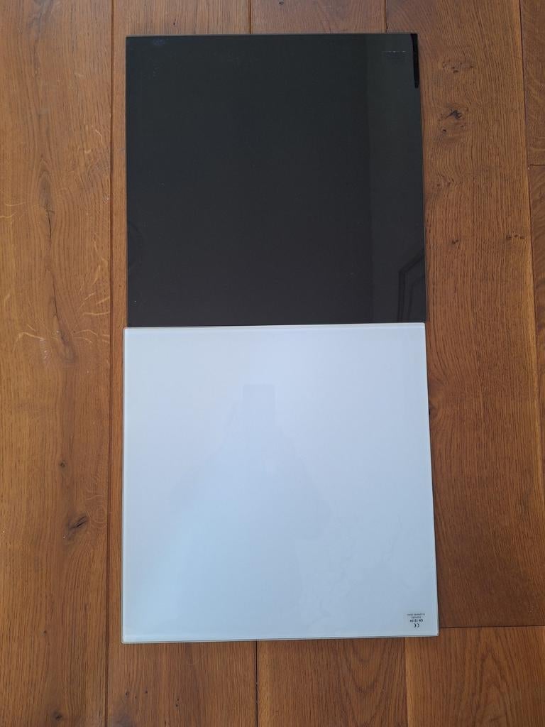 Glas magneetbord 1x zwart en 1x wit, Ophalen of Verzenden, Overige typen