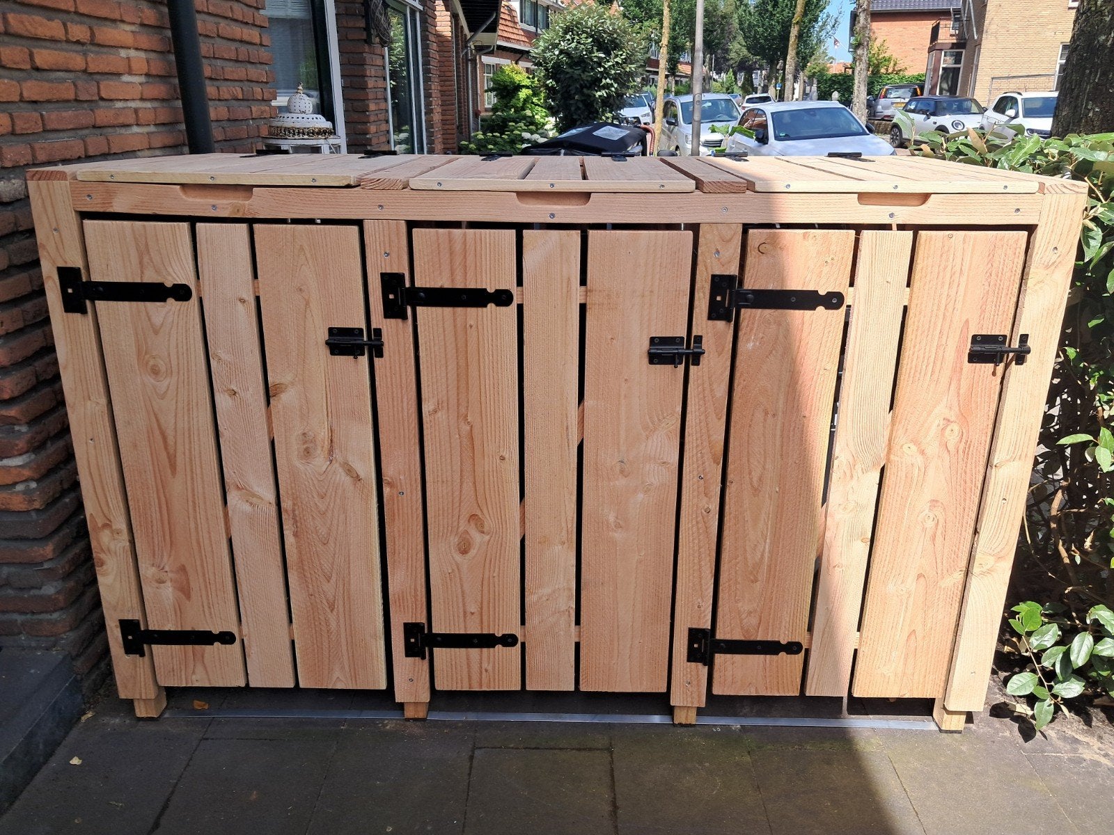 kliko ombouw container ombouw douglas hout *GRATIS MONTAGE*, Ophalen of Verzenden, Nieuw