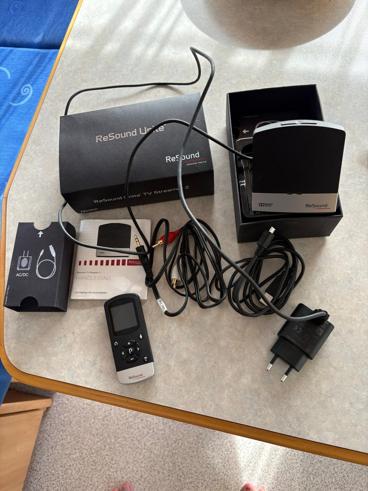 ReSound Unite TV Streamer 2 met afstandsbediening, Ophalen of Verzenden, Zo goed als nieuw, 50 Hz, Overige merken