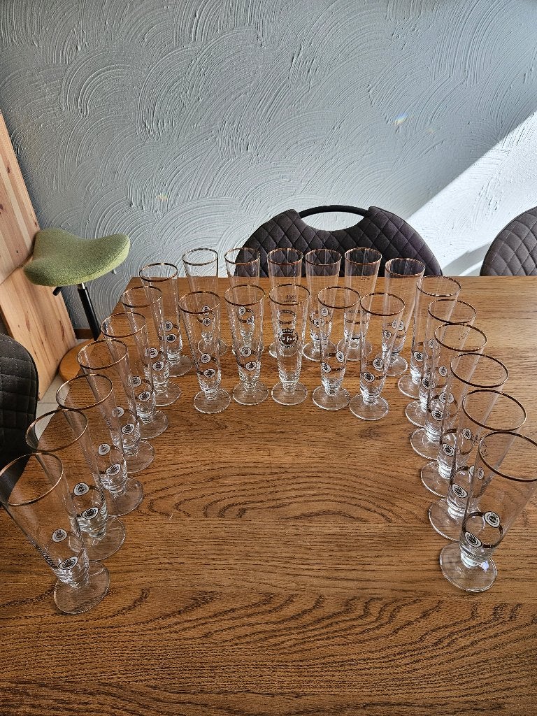 Warsteiner bierglazen 0,2 L, Verzamelen, Glas en Borrelglaasjes, Ophalen, Nieuw, Bierglas