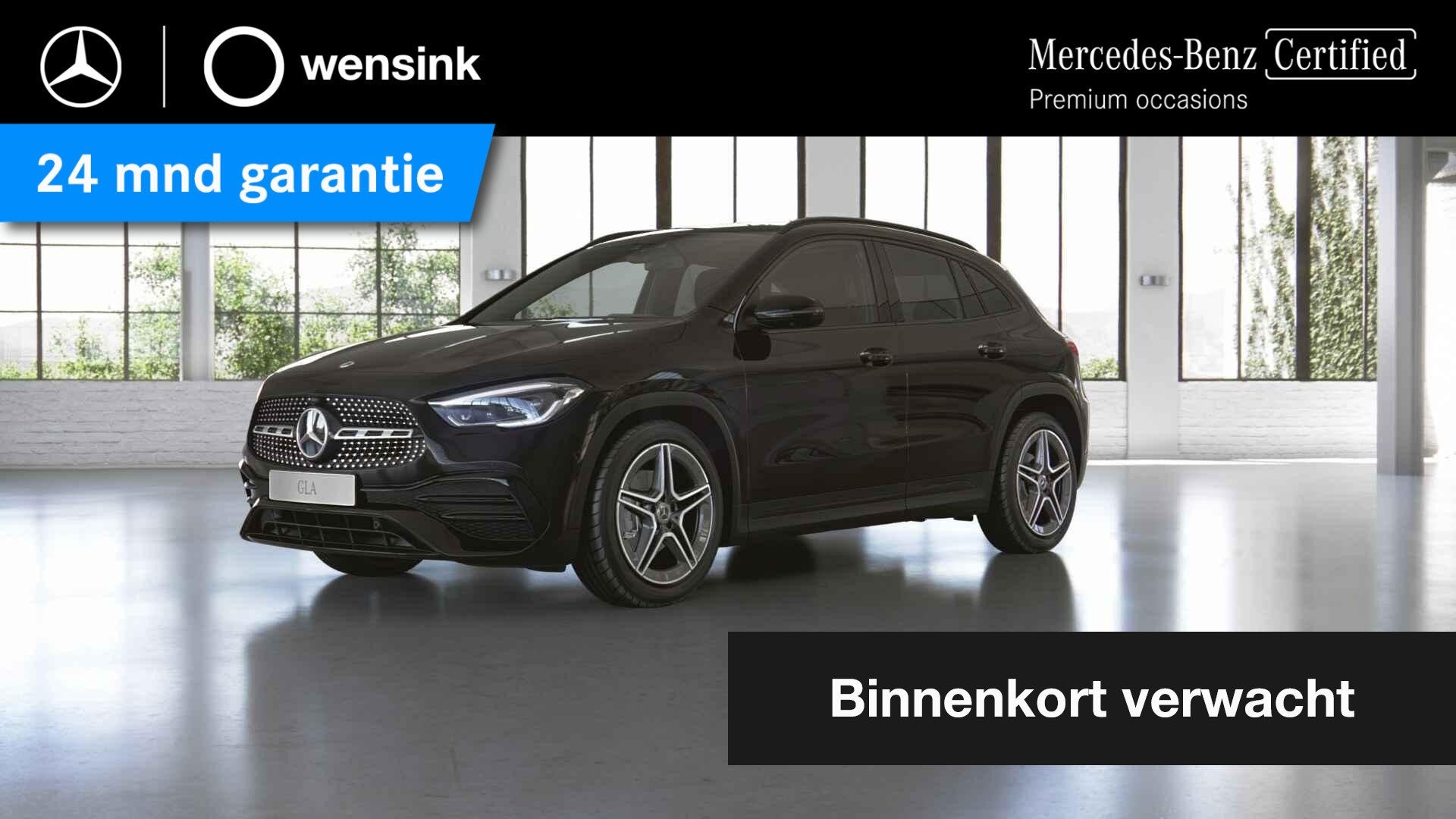 Mercedes-Benz GLA-klasse 200 AMG Line | Night | Trekhaak | P, Auto's, Dealer onderhouden, 15 km/l, 4 cilinders, Leder en Stof
