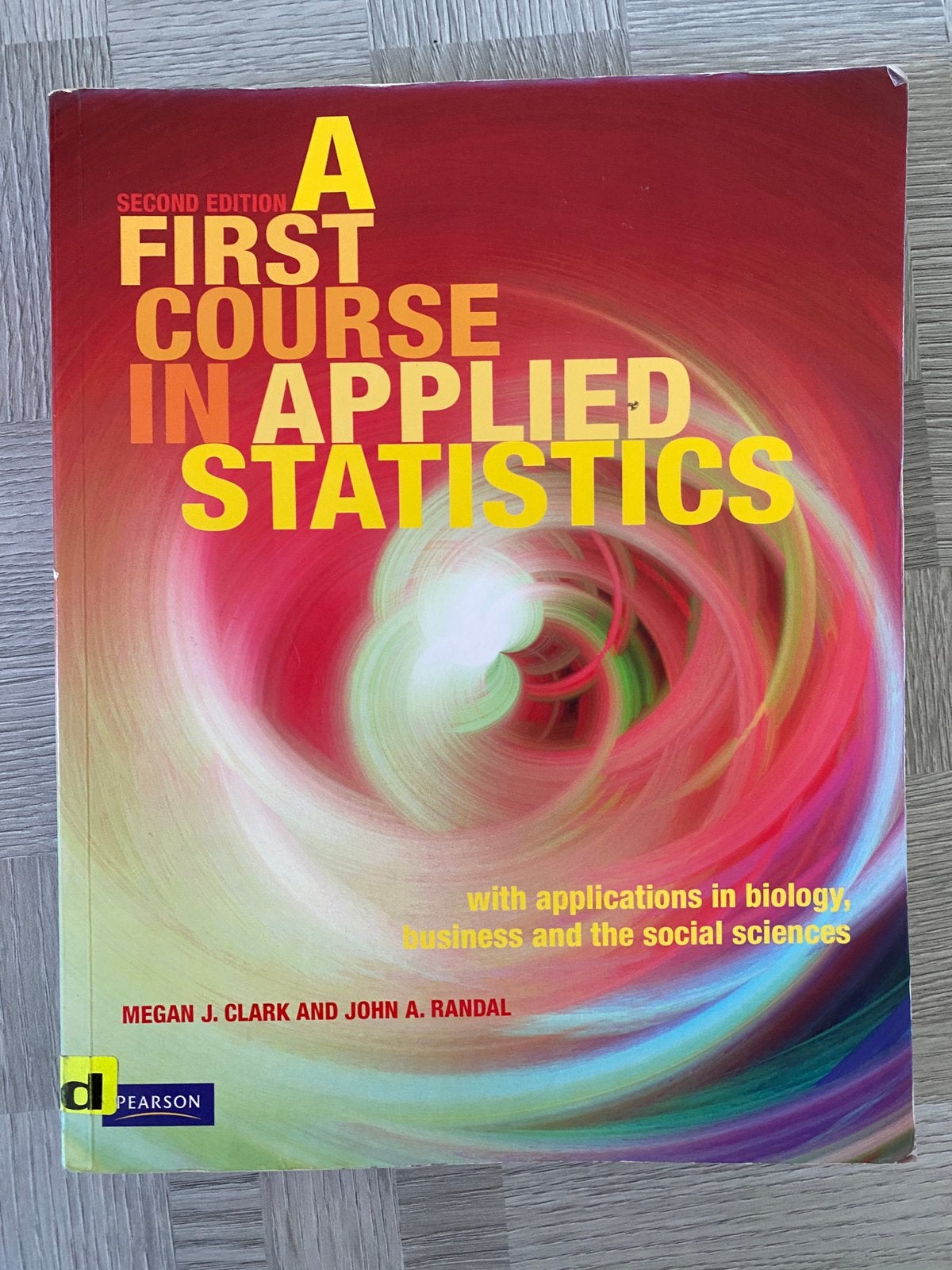 A first course in applied statistics, Boeken, Ophalen of Verzenden, Zo goed als nieuw, Spiritualiteit algemeen, Overige typen