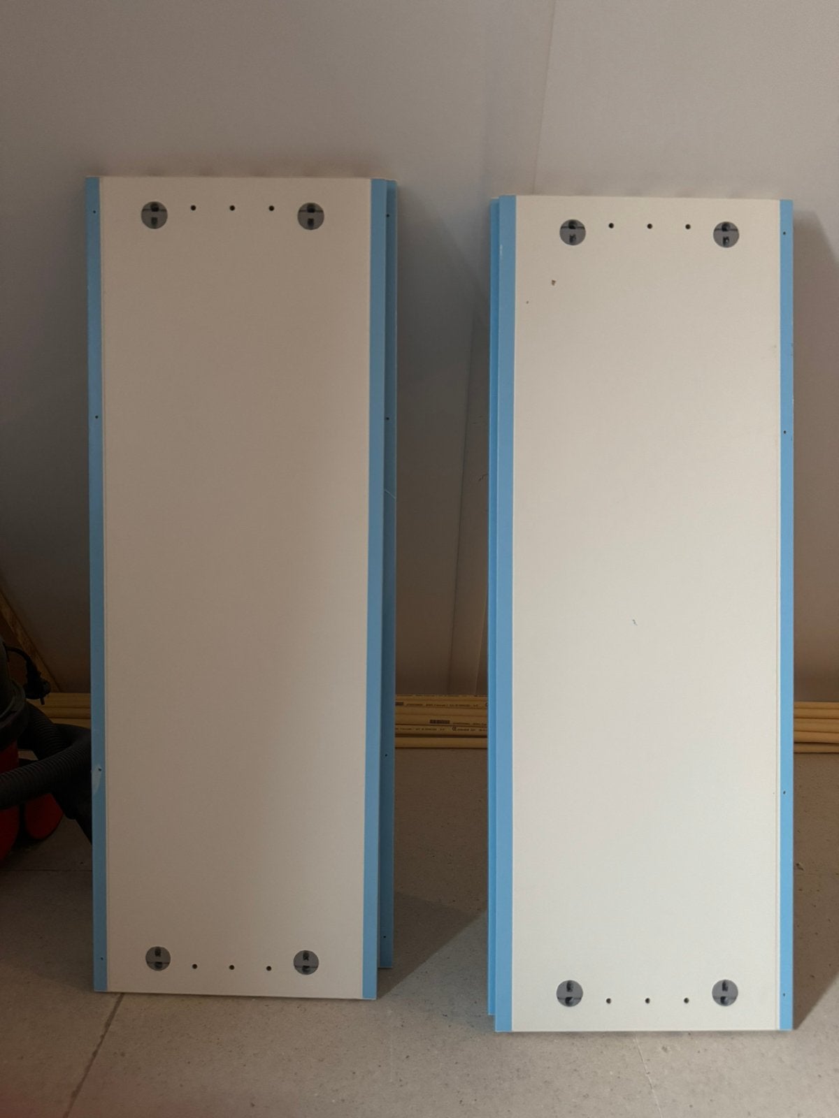 NIEUW: 4 hoogglans witte ladefronten, Ophalen, 25 tot 50 cm, 50 tot 100 cm, Minder dan 100 cm
