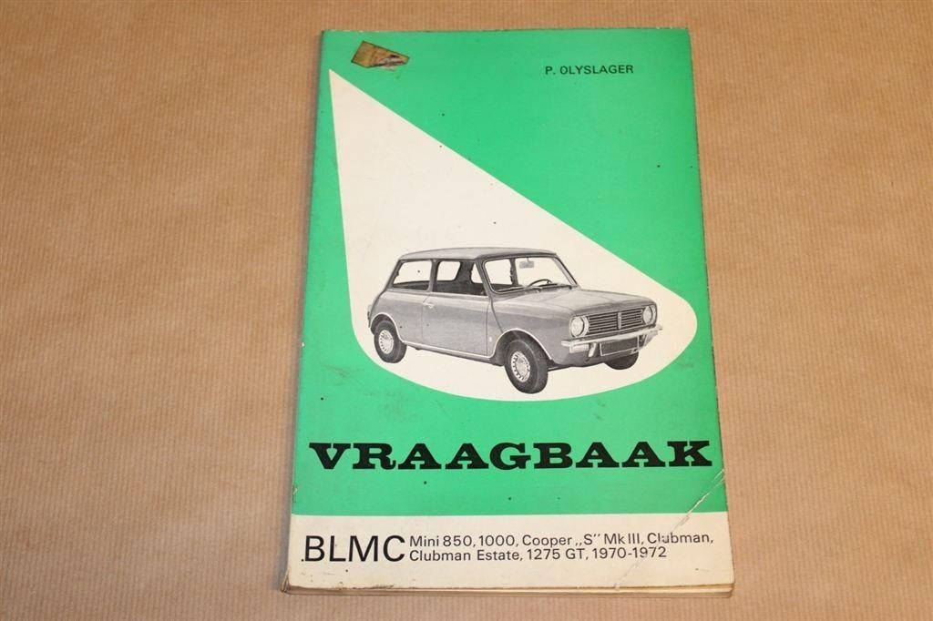Vraagbaak BLMC - Mini Cooper - 1970-1972, Ophalen of Verzenden