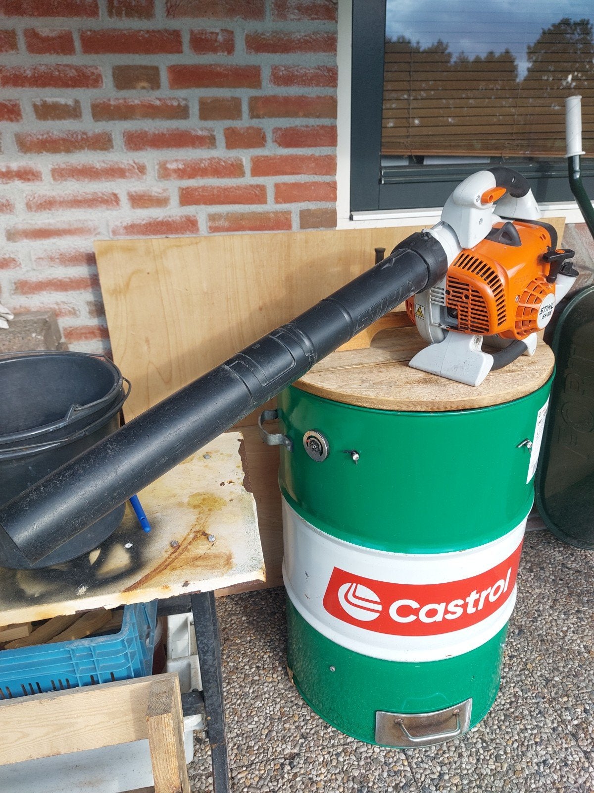 Stihl SH 86 bladblazer, Ophalen, Zo goed als nieuw, Benzine, Stihl